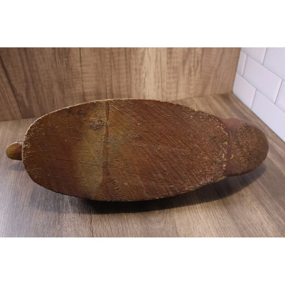 Vintage Primitive Wooden Duck Decoy Pascagoula Associated Folk Art 17